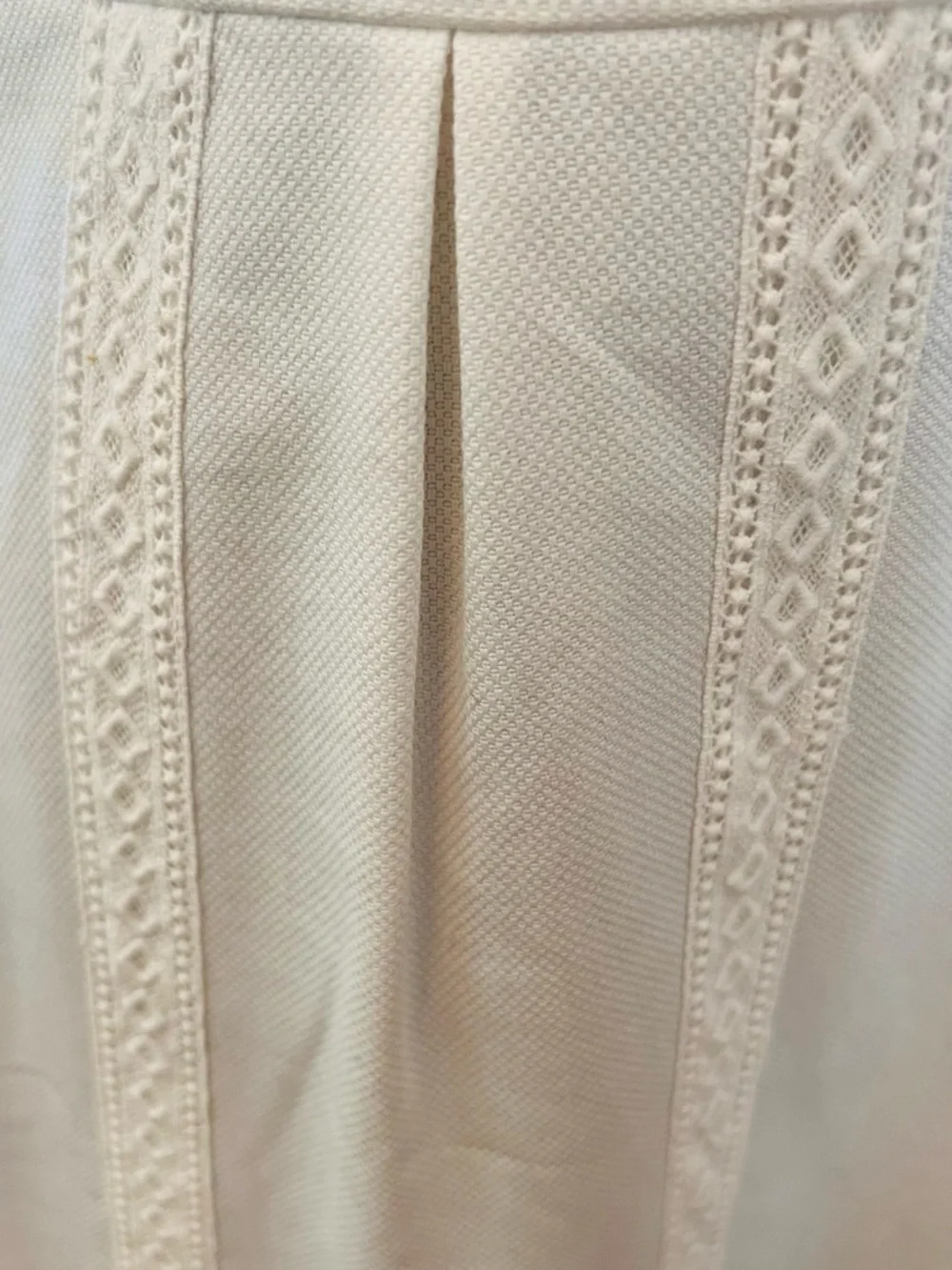 J.Crew A4090 White Eyelet Dress Size 6 NWT Lace Trim Sleeveless - Picture 3 of 10